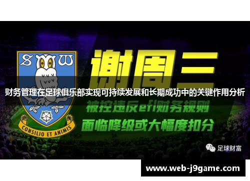 财务管理在足球俱乐部实现可持续发展和长期成功中的关键作用分析